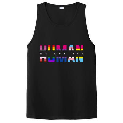 We Are All Human LGBT Pride PosiCharge Competitor Tank