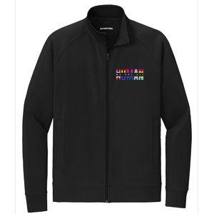 We Are All Human LGBT Pride Stretch Full-Zip Cadet Jacket