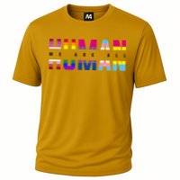 We Are All Human LGBT Pride Cooling Performance Crew T-Shirt