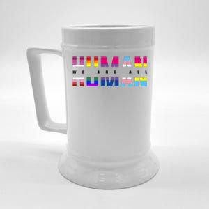 We Are All Human LGBT Pride Beer Stein