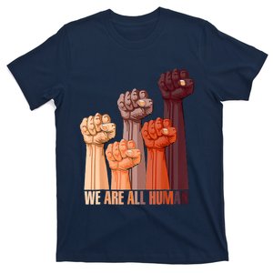 We Are All Human Black History Pride Africa Juneteenth T-Shirt