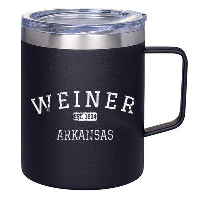 Weiner Arkansas Ar Vintage 12oz Stainless Steel Coffee Mug