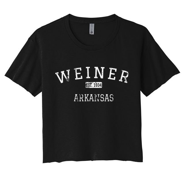 Weiner Arkansas Ar Vintage Crop Top