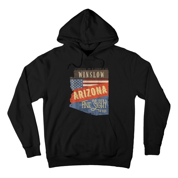 Winslow Arizona Az Us 66 Take It Easy Est. 1926 Mother Road Hoodie