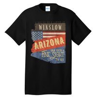 Winslow Arizona Az Us 66 Take It Easy Est. 1926 Mother Road Tall T-Shirt