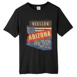 Winslow Arizona Az Us 66 Take It Easy Est. 1926 Mother Road Tall Fusion ChromaSoft Performance T-Shirt