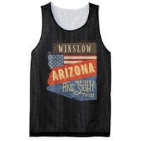 Winslow Arizona Az Us 66 Take It Easy Est. 1926 Mother Road Mesh Reversible Basketball Jersey Tank