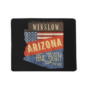 Winslow Arizona Az Us 66 Take It Easy Est. 1926 Mother Road Mousepad