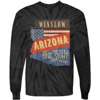 Winslow Arizona Az Us 66 Take It Easy Est. 1926 Mother Road Tie-Dye Long Sleeve Shirt