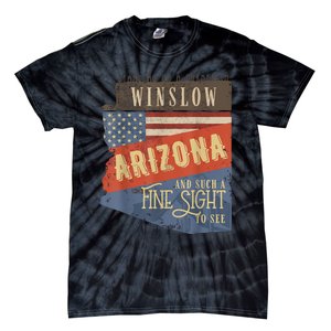 Winslow Arizona Az Us 66 Take It Easy Est. 1926 Mother Road Tie-Dye T-Shirt