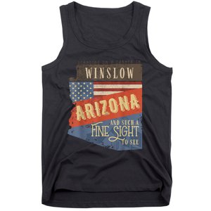 Winslow Arizona Az Us 66 Take It Easy Est. 1926 Mother Road Tank Top