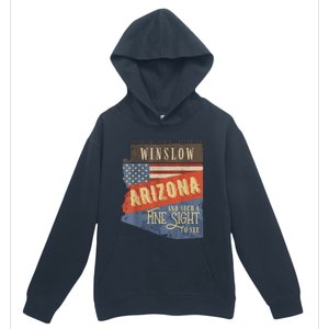 Winslow Arizona Az Us 66 Take It Easy Est. 1926 Mother Road Urban Pullover Hoodie