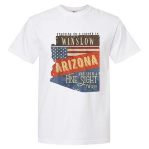 Winslow Arizona Az Us 66 Take It Easy Est. 1926 Mother Road Garment-Dyed Heavyweight T-Shirt