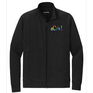 We All Are Hu Lgbtq Pride Freedom Love Heart Funny Gift Stretch Full-Zip Cadet Jacket