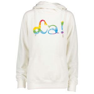 We All Are Hu Lgbtq Pride Freedom Love Heart Funny Gift Womens Funnel Neck Pullover Hood