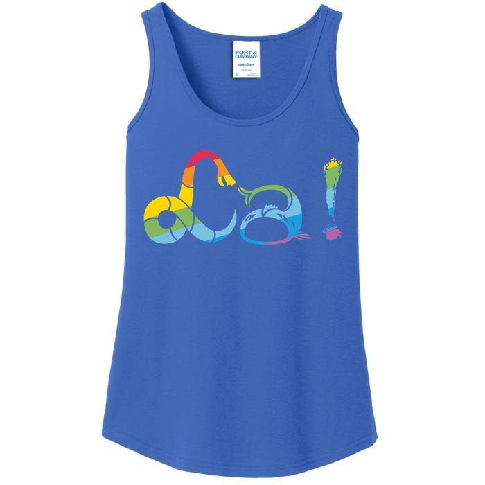 We All Are Hu Lgbtq Pride Freedom Love Heart Funny Gift Ladies Essential Tank