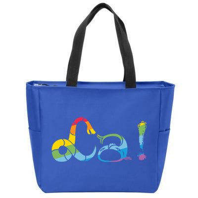 We All Are Hu Lgbtq Pride Freedom Love Heart Funny Gift Zip Tote Bag