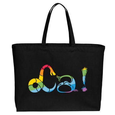 We All Are Hu Lgbtq Pride Freedom Love Heart Funny Gift Cotton Canvas Jumbo Tote