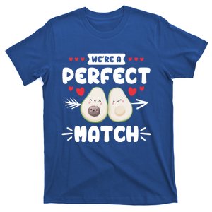 We Are A Perfect Match Couple Love Vegan Valentine's Day Cute Gift T-Shirt