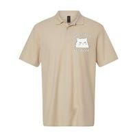 Who Ate All The Pussy Funny Cat Meme Humor Quote Sarcastic Softstyle Adult Sport Polo