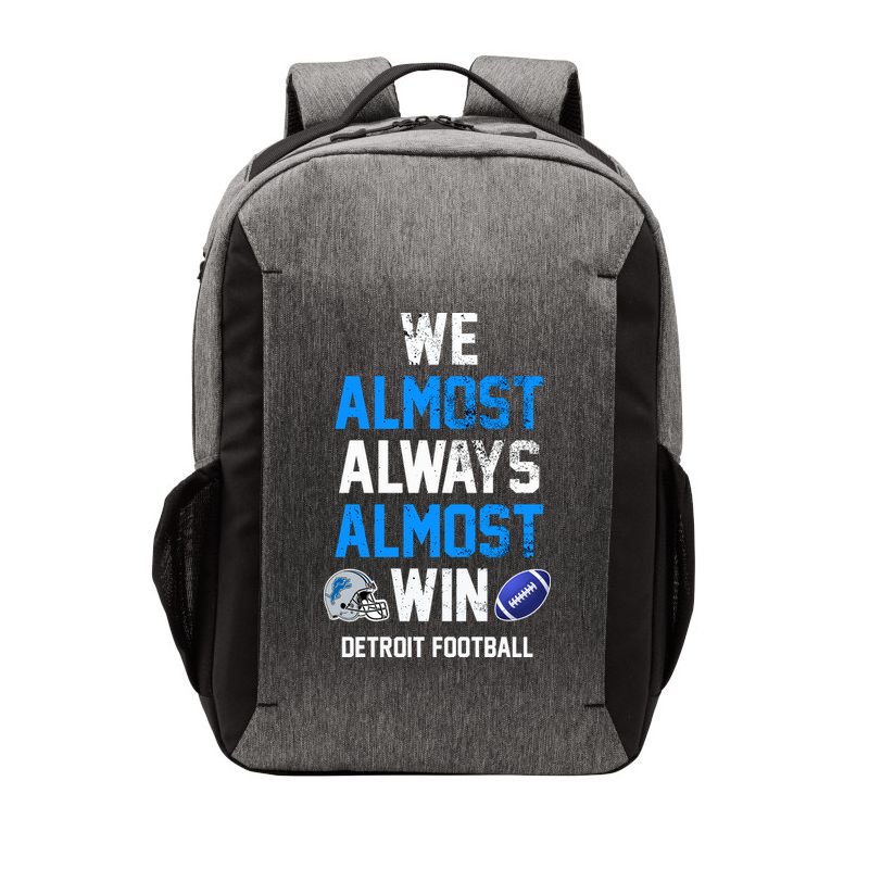 We Almost Always Almost Win Sports Football Funny Lions Vector Backpack