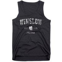 Winslow Arizona Az Vintage Athletic Sports Design Tank Top