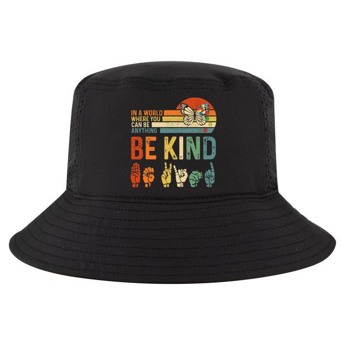 World Autism Awareness Day Hands Signs Autism Puzzle Cool Comfort Performance Bucket Hat