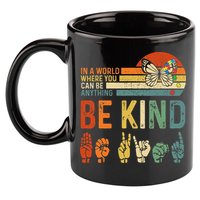 World Autism Awareness Day Hands Signs Autism Puzzle 11oz C Handle Ceramic Mug