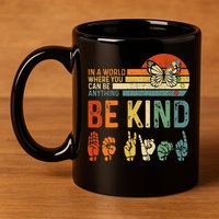 World Autism Awareness Day Hands Signs Autism Puzzle 11oz C Handle Ceramic Mug