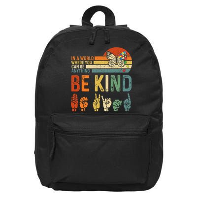World Autism Awareness Day Hands Signs Autism Puzzle 16 in Basic Backpack