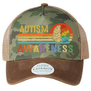 World Autism Awareness Neurodiversity Autistic April Sunset Legacy Tie Dye Trucker Hat