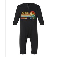 World Autism Awareness Neurodiversity Autistic April Sunset Infant Fleece One Piece