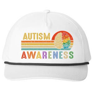 World Autism Awareness Neurodiversity Autistic April Sunset Snapback Five-Panel Rope Hat