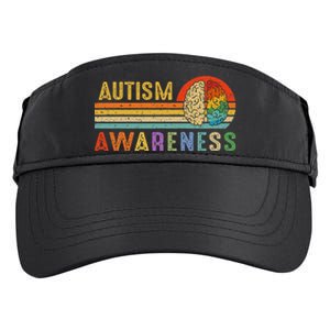 World Autism Awareness Neurodiversity Autistic April Sunset Adult Drive Performance Visor