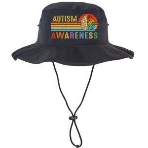 World Autism Awareness Neurodiversity Autistic April Sunset Legacy Cool Fit Booney Bucket Hat