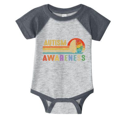 World Autism Awareness Neurodiversity Autistic April Sunset Infant Baby Jersey Bodysuit