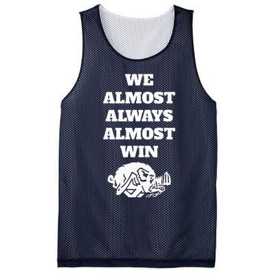 We Almost Always Almost Win Mesh Reversible Basketball Jersey Tank