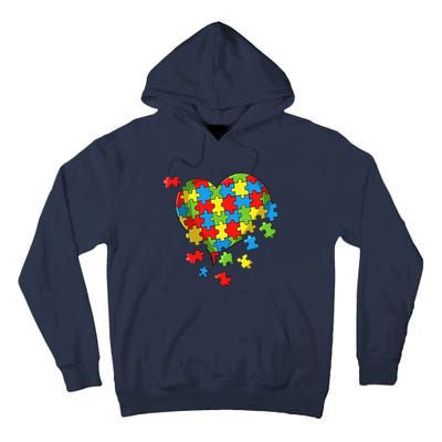 World Autism Awareness Day Heart Tall Hoodie