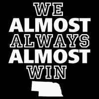 We Almost Always Almost Win Nebraska Map Funny Bucket Hat