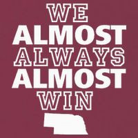 We Almost Always Almost Win Nebraska Map Funny 16oz Travel Tumbler