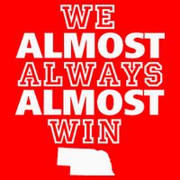 We Almost Always Almost Win Nebraska Map Funny Doggie Tank