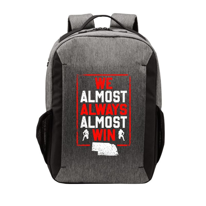 We Almost Always Almost Win Funny Nebraska Football Fans Vector Backpack