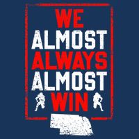 We Almost Always Almost Win Funny Nebraska Football Fans Doggie Tank