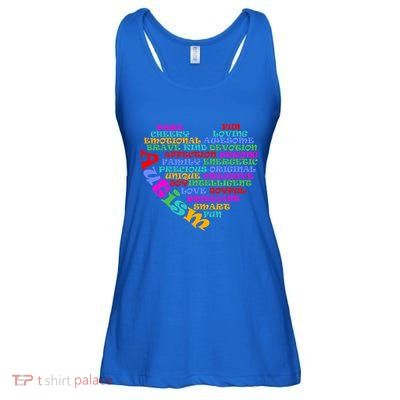 World Autism Awareness Day Support Family Funny Gift Ladies Essential Flowy Tank