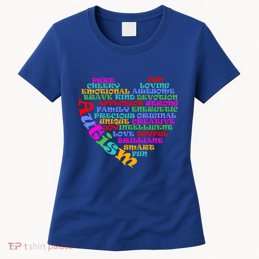 World Autism Awareness Day Support Family Funny Gift Womens T-Shirt