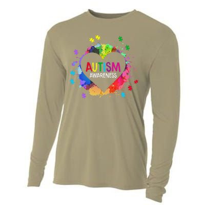 World Autism Awareness Day Cooling Performance Long Sleeve Crew