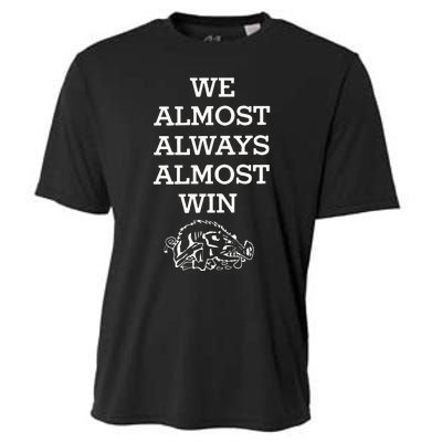 We Almost Always Almost Win Hog Cooling Performance Crew T-Shirt