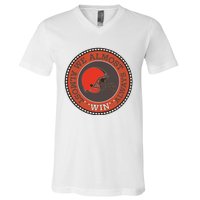 We Almost Always Almost Win Cleveland V-Neck T-Shirt