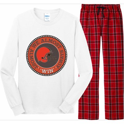 We Almost Always Almost Win Cleveland Long Sleeve Pajama Set