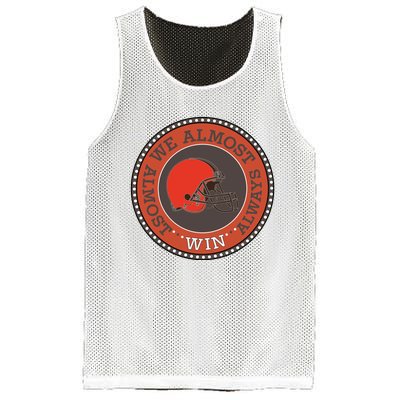 We Almost Always Almost Win Cleveland Mesh Reversible Basketball Jersey Tank